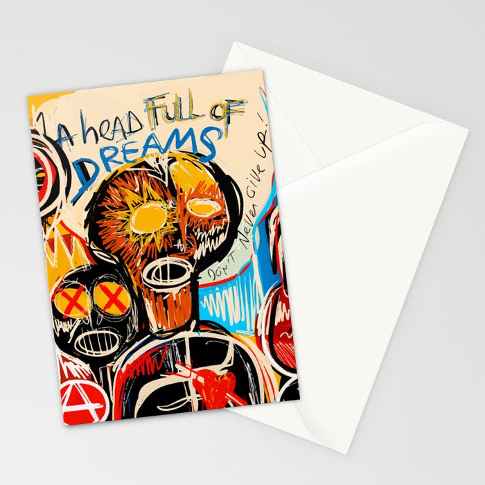 Head full of dreams Stationery Card Gallery Image 2