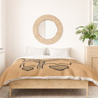 Cowgirl in Dusty Brown Duvet Cover Gallery Image 3