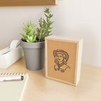Cowgirl in Dusty Brown Mini Art Print Gallery Image 2