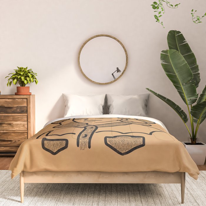 Cowgirl in Dusty Brown Comforter Gallery Image 3