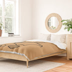 Cowgirl in Dusty Brown Duvet Cover Gallery Image 2