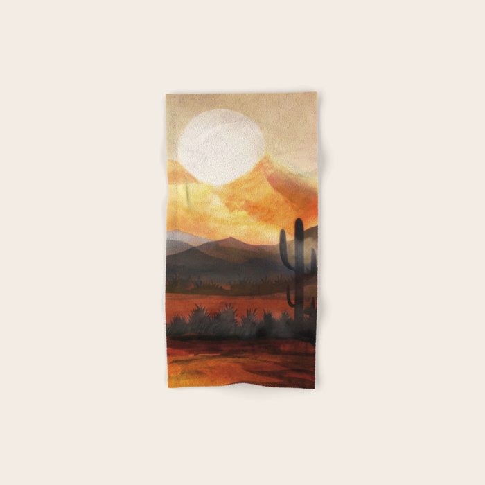 Desert in the Golden Sun Glow Towels Gallery Image 1