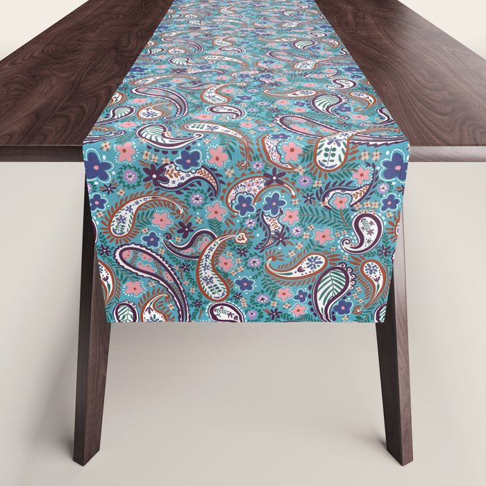Whimsical Paisley Dance Table Runner Gallery Image 1