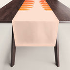 Abstraction_LOVE_SUNSET_Minimalism_001 Table Runner Gallery Image 1