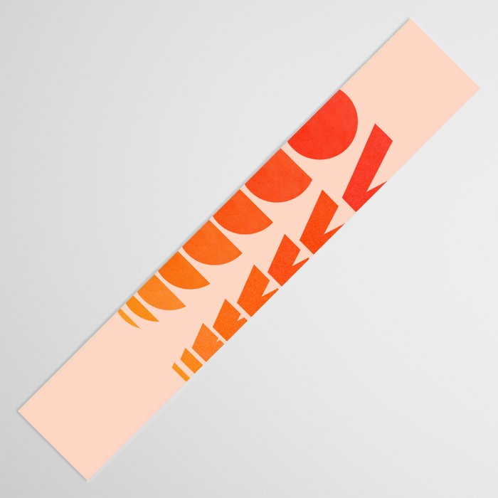 Abstraction_LOVE_SUNSET_Minimalism_001 Table Runner Gallery Image 3