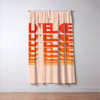 Abstraction_LOVE_SUNSET_Minimalism_001 Window Curtain Gallery Image 3