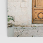 The wooden door of Sibenik Croatia | Fine art travel front door photography print | Pastel tones Poster Gallery Image 3