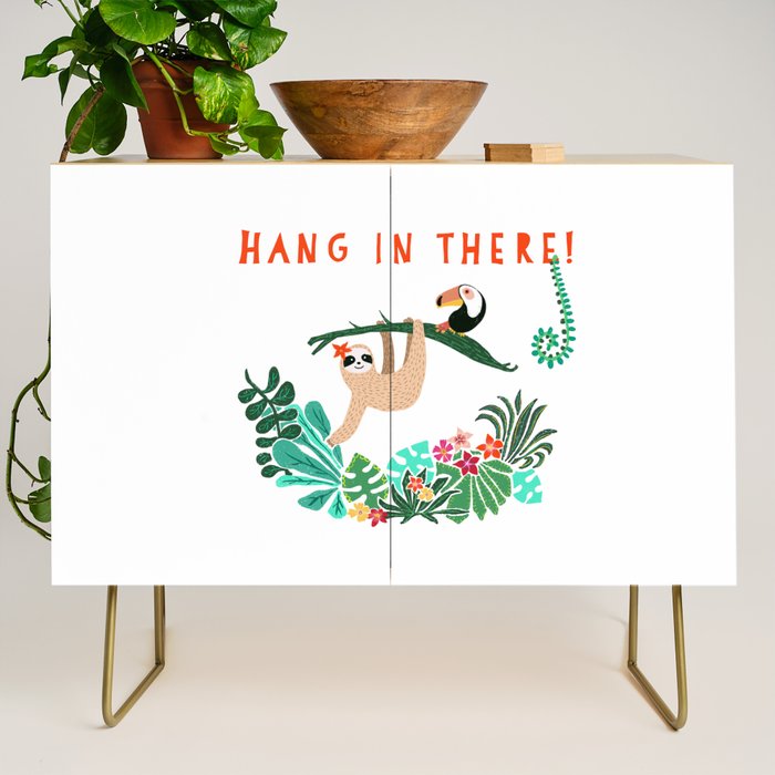 Hang in there! - Sloth Credenza Gallery Image 1