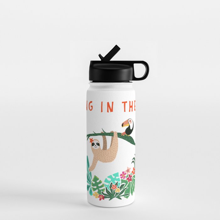 Hang in there! - Sloth Water Bottle Gallery Image 1