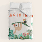 Hang in there! - Sloth Duvet Cover Gallery Image 6