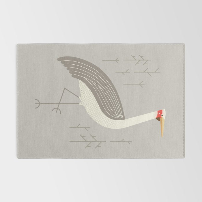 Brolga, Bird of Australia Rug Gallery Image 2