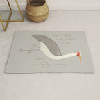 Brolga, Bird of Australia Rug Gallery Image 1