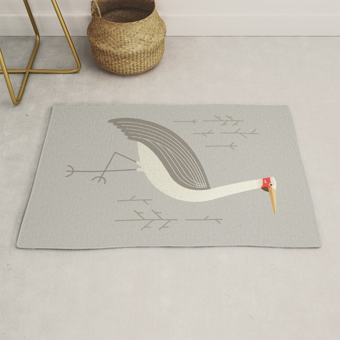 Brolga, Bird of Australia Rug Gallery Image 1