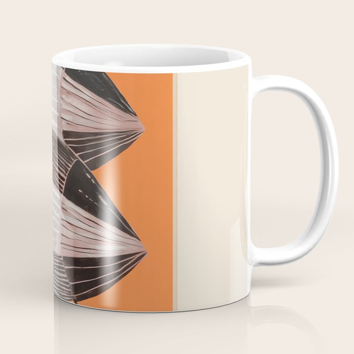 Tangerine Flamingos Coffee Mug Gallery Image 1
