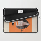 Tangerine Flamingos Laptop Sleeve Gallery Image 2