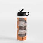 Tangerine Flamingos Water Bottle Gallery Image 1