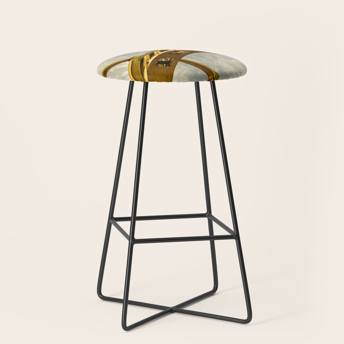 Pittsburgh Steel City Bridge Detail Print Stool Gallery Image 1