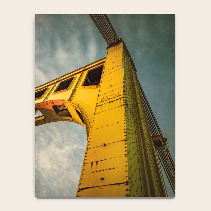 Pittsburgh Steel City Bridge Detail Print Notebook Gallery Image 4