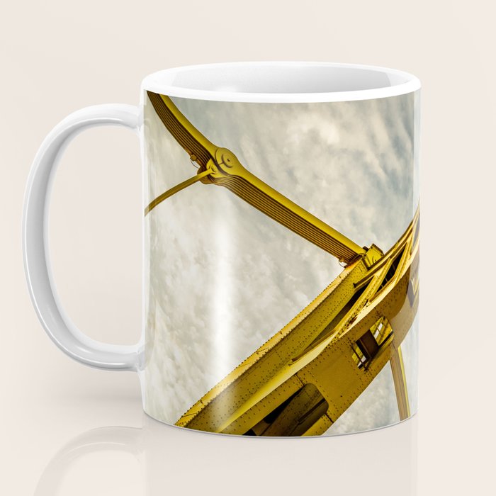 Pittsburgh Steel City Bridge Detail Print Coffee Mug Gallery Image 3