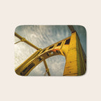 Pittsburgh Steel City Bridge Detail Print Bath Mat Gallery Image 1