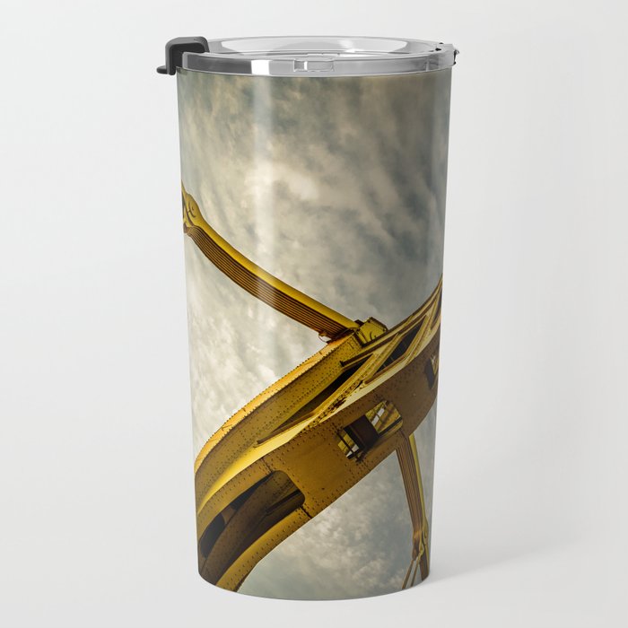 Pittsburgh Steel City Bridge Detail Print Travel Mug Gallery Image 3