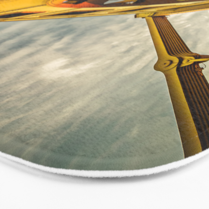 Pittsburgh Steel City Bridge Detail Print Bath Mat Gallery Image 3