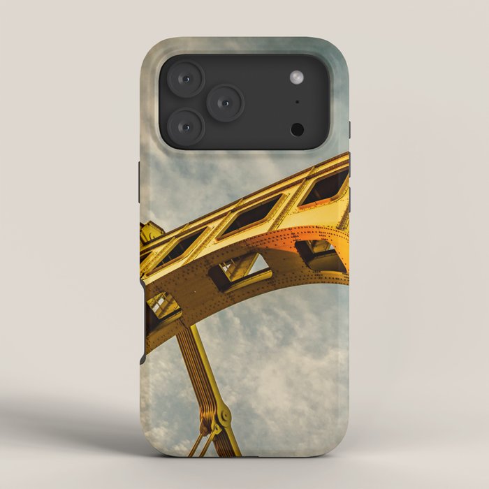 Pittsburgh Steel City Bridge Detail Print iPhone Case Gallery Image 4