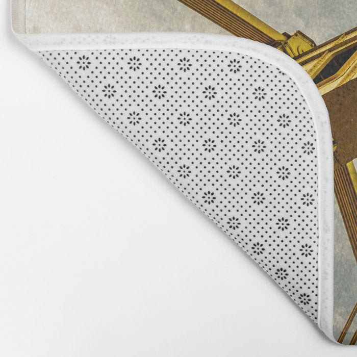 Pittsburgh Steel City Bridge Detail Print Bath Mat Gallery Image 2