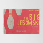 The Big Lebowski - Movie Poster, Coen brothers film, Jeff Bridges, John Turturro, bowling Rug Gallery Image 2
