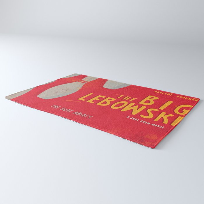 The Big Lebowski - Movie Poster, Coen brothers film, Jeff Bridges, John Turturro, bowling Rug Gallery Image 3