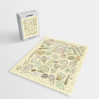sea shells by the seashore treasures from the sea // retro surf art by surfy birdy Jigsaw Puzzle Gallery Image 2