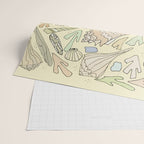 sea shells by the seashore treasures from the sea // retro surf art by surfy birdy Wrapping Paper Gallery Image 2