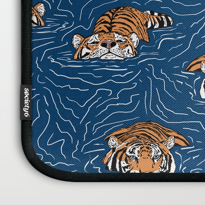 Tigers in the water Laptop Sleeve Gallery Image 3