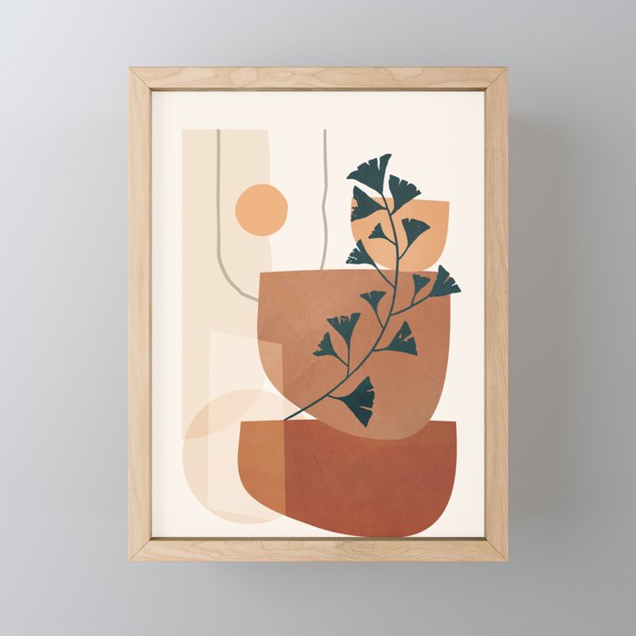 Modern Shapes Design 12 Mini Art Print Gallery Image 1