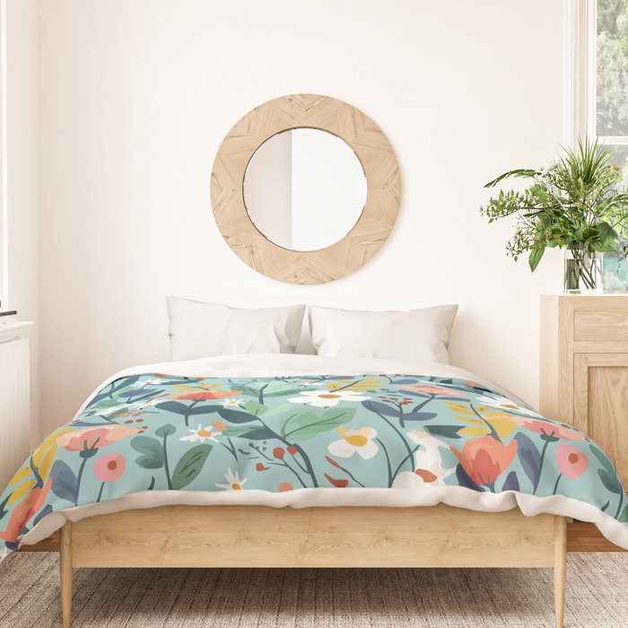 Whimsy Floral Infusion Duvet Cover Gallery Image 3