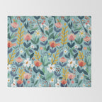 Whimsy Floral Infusion Throw Blanket Gallery Image 2
