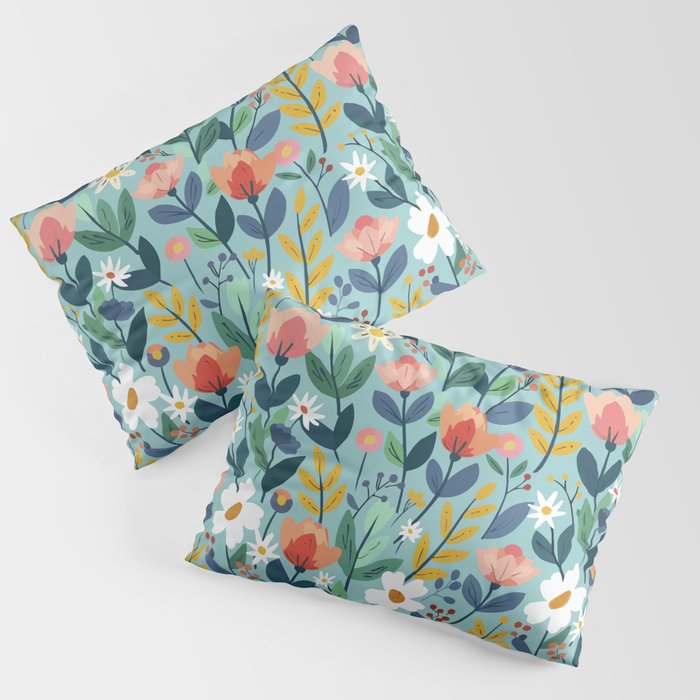 Whimsy Floral Infusion Pillow Sham Gallery Image 1