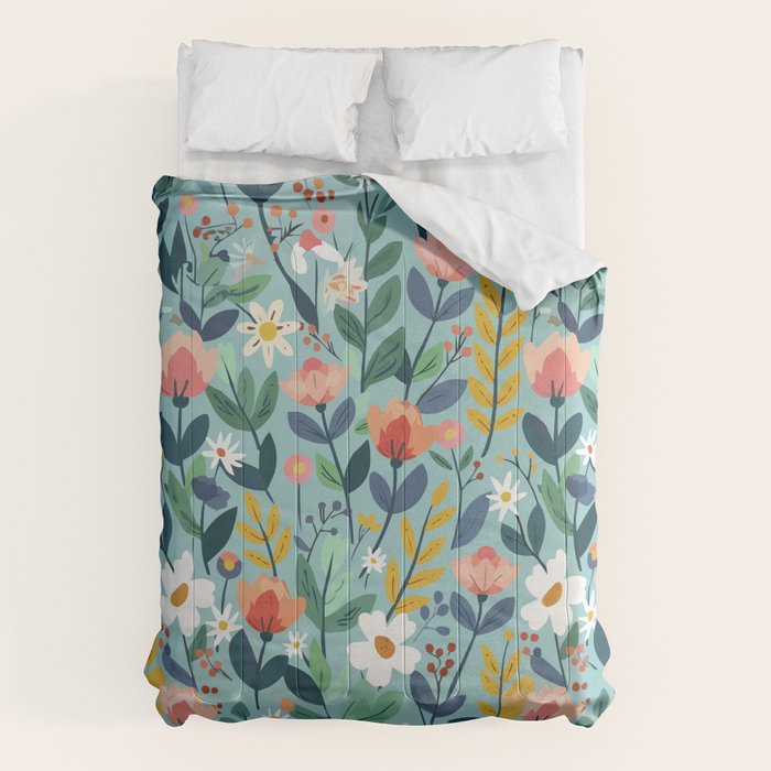 Whimsy Floral Infusion Comforter Gallery Image 6