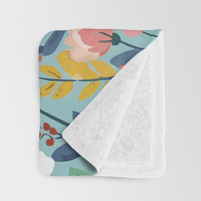 Whimsy Floral Infusion Throw Blanket Gallery Image 3