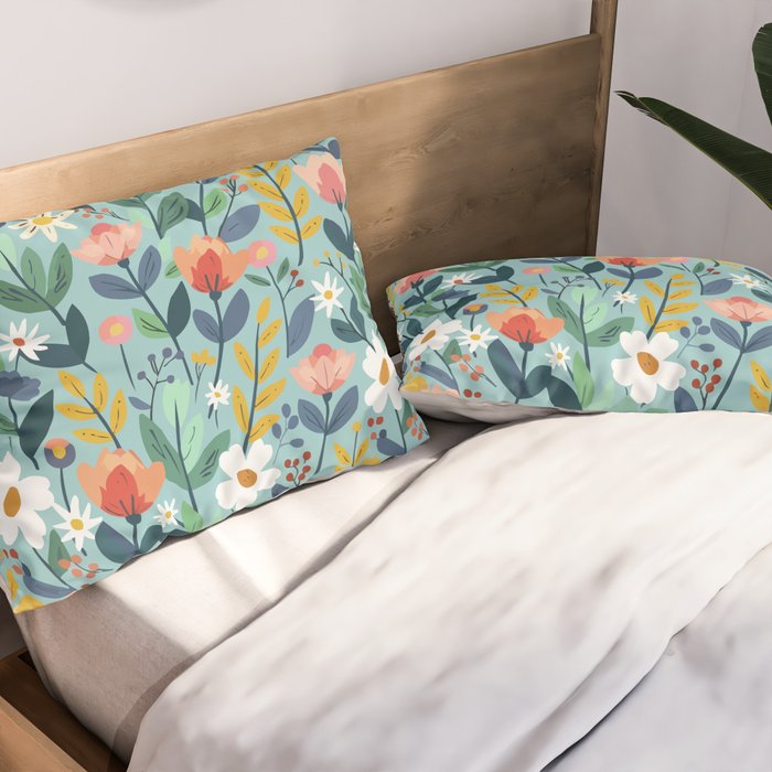 Whimsy Floral Infusion Pillow Sham Gallery Image 2