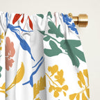 Wild colorful flowery meadow Window Curtain Gallery Image 2