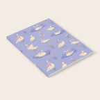 Swans With Bows - Ducks And Flowers Notebook Gallery Image 2