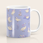 Swans With Bows - Ducks And Flowers Coffee Mug Gallery Image 1