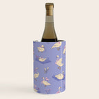 Swans With Bows - Ducks And Flowers Wine Chiller Gallery Image 1