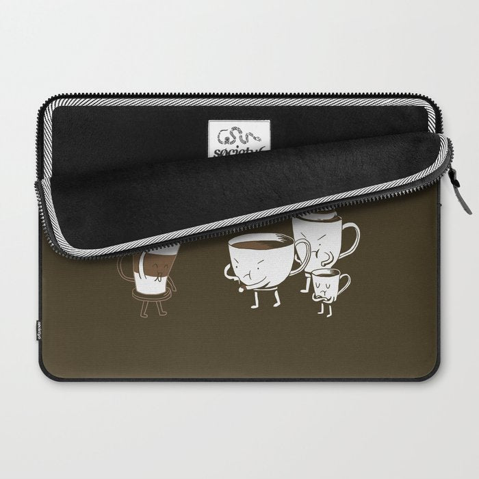 Sorry, I'm latte. Laptop Sleeve Gallery Image 2