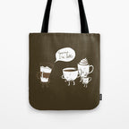 Sorry, I'm latte. Tote Bag Gallery Image 1
