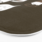Sorry, I'm latte. Bath Mat Gallery Image 3