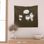 Sorry, I'm latte. Wall Tapestry Gallery Image 2