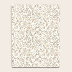 Hand Drawn Jacobean Floral - Apricot Sage Notebook Gallery Image 4