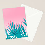 Dissed - memphis retro vintage neon pink pastel ombre trendy girl gift for hipster urban beach goer Stationery Card Gallery Image 2